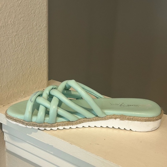 Sesto Meucci soft leather flat slide sandal women Spain size 8M - Picture 3 of 11